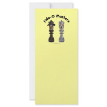 Fide-O Masters Chess Dogs Rack Card Template