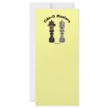 Fide-O Masters Chess Dogs Rack Card Template