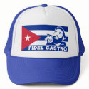 Fidel Castro Trucker Hat by ruderetro Fidel Castro Trucker Hat