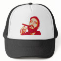 Fidel Castro with Cigar Portrait Hat