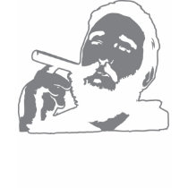 Fidel Castro with Cigar Portrait T-Shirt by strk3 Fidel Castro with Cigar Portrait T-Shirt