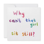 Fidgety girls can't sit still things to do fun art invite