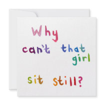 Fidgety girls can't sit still things to do fun art invite