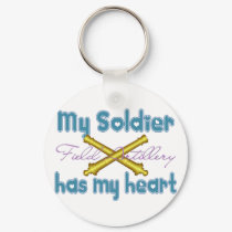 Field Artillery Love keychains