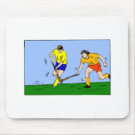 Field Hockey 2 boys Mouse Pads