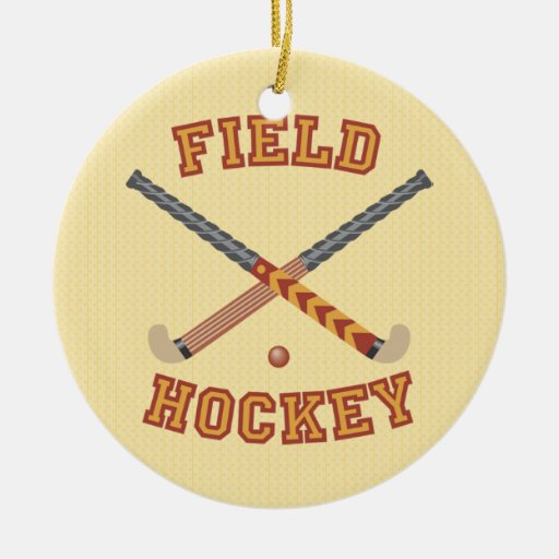 Field Hockey Ceramic Ornament Zazzle