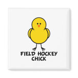 Field Hockey Chick magnets