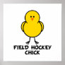 Field Hockey Chick Print