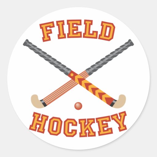 Field Hockey Classic Round Sticker Zazzle