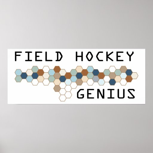 Field Hockey Genius Posters