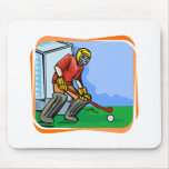 Field Hockey goalie boy Mousepads