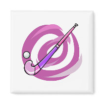 Field Hockey Magnets
