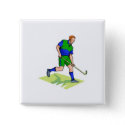 Field Hockey man blue green