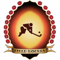 Field Hockey Mandorla photo sculptures