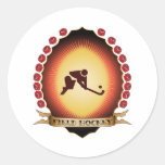 Field Hockey Mandorla Stickers