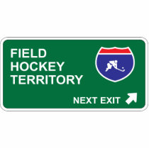 Field Hockey Next Exit photo sculptures by whatitis Field Hockey Next Exit photo sculptures