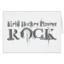 Field Hockey Players Rock cards by busybrain Field Hockey Players Rock cards