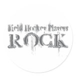 Field Hockey Players Rock stickers