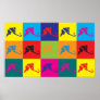 Field Hockey Pop Art Print