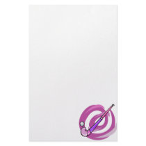 Field Hockey Stationery Paper