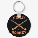 Field Hockey Sticks keychains