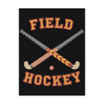 Field Hockey Sticks postcards