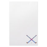 Field Hockey Sticks Custom Stationery