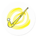 Field Hockey yellow logo