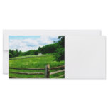Field Near Weathered Barn Rack Card Design