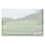 Field Near Weathered Barn Stationery Paper