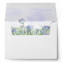 Field of Blue Flowers Envelope envelope