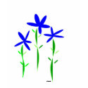 Field of Blue Flowers Shirt shirt