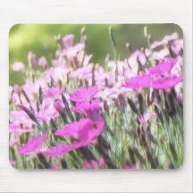 Field Of Cottage Pinks Mousepad