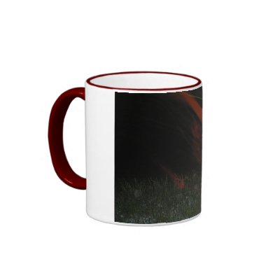 Field of Fire Ringed Mug by duelingdualities