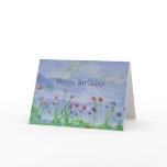 FIELD OF FLOWERS-Birthday Card