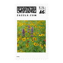 FIELD OF FLOWERS postage