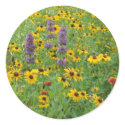 FIELD OF FLOWERS stickers