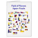 Field of FlowersJigsaw Puzzle Cards