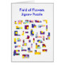 Field of FlowersJigsaw Puzzle Cards