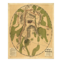 Field of Gettysburg, July 1st, 2nd & 3rd, 1863 posters