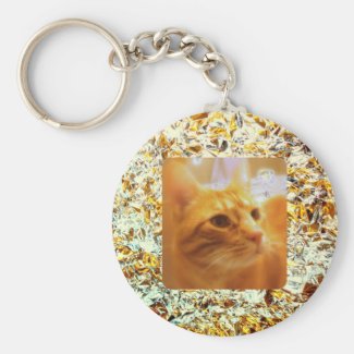 Field of Gold & Silver Key Chain