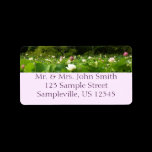Field of Lotus Flowers Return Address Label