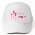 Field of Pink Flowers 2 Hat hat