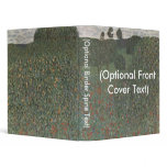 Field of Poppies binders