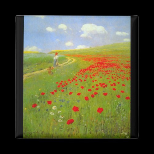 Field of Poppies by Pal Szinyei Merse Refrigerator Magnet