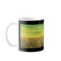 Field of Red Flowers mugs by rippleart Field of Red Flowers mugs