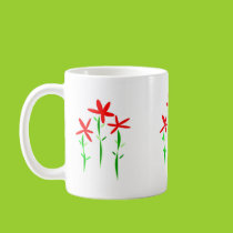 Field of Red Flowers Mug