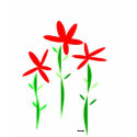 Field of Red Flowers Shirt shirt