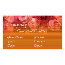 Field of Roses Business Cards