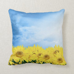 Field of Sunflowers Pillows